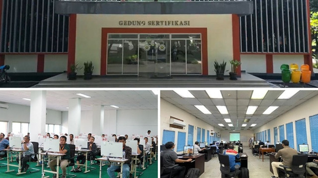 Suasana pelaksanaan sertifikasi di LSP PPSDM Migas. (Dok. Humas PPSDM Migas)