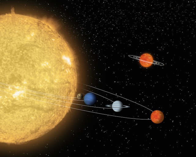 Ilustrasi urutan planet terpanas di Tata Surya. Foto: NASA Hubble Space Telescope/unsplash