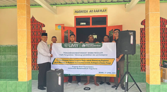 Dosen UMY Kembangkan Sistem Pengeras Suara untuk Mushola Ar Rahman