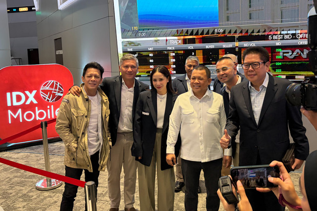 Pencatatan saham perdana PT RANS Entertainment Indonesia Tbk di Bursa Efek Indonesia, Jakarta, Jumat (9/7/2026). Foto: Najma Ramadhanya/kumparan