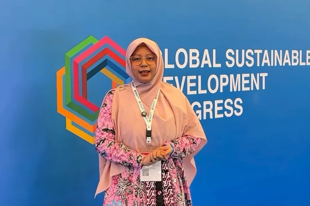 Dosen Program Studi Radiologi UNISA Yogyakarta, Fisnandya Meita Astari, delegasi UNISA di Times Higher Education (THE) Global Sustainable Development Congress (GSDC) 2026. Foto: Dok.Istimewa