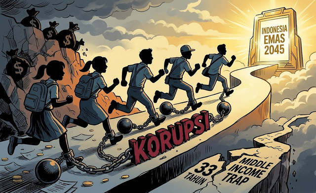 AIIlustrator Anak Muda Indonesia Menuju 2045