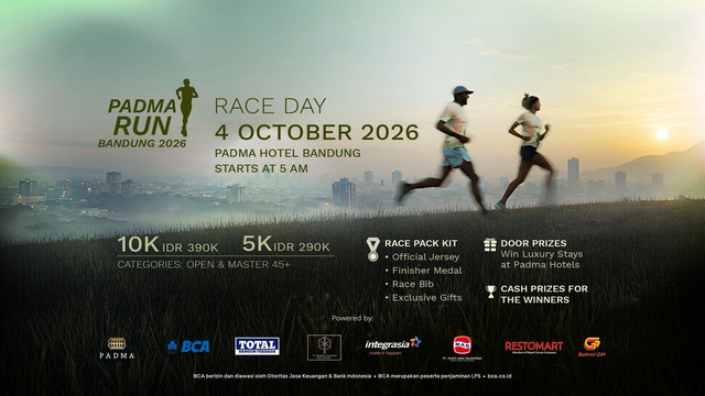Padma Run Bandung akan digelar pada 4 Oktober 2026. Foto: dok. Istimewa.