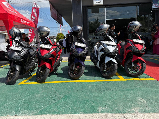 Honda Vario 160 EVO di Belitung. Foto: Fitra Andrianto/kumparan