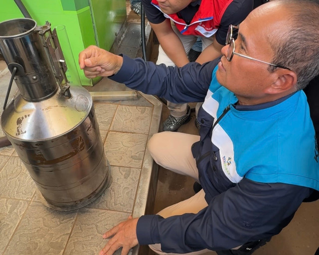 Monitoring Kepala Badan Pengatur Hilir Minyak dan Gas Bumi (BPH Migas), Wahyudi Anas, di SPBU Pertamina 24.361.13 PAL 10, Jalan Lingkar Barat I, Kota Baru, Kota Jambi, Sabtu (11/7/2026). Foto: Muhammad Fhandra Hardiyon/kumparan