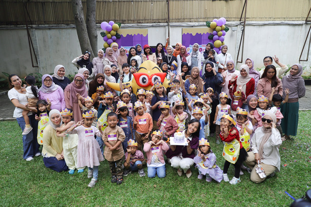 Keseruan dalam acara kumparanMOM Playdate bersama MyJelly di kumparan, Jakarta, Sabtu (11/7/2026). Foto: Jamal Ramadhan/kumparan