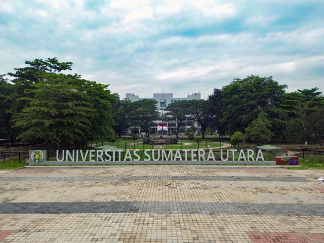 Kampus Universitas Sumatra Utara. Foto: Sumaterra Aerial/Shutterstock