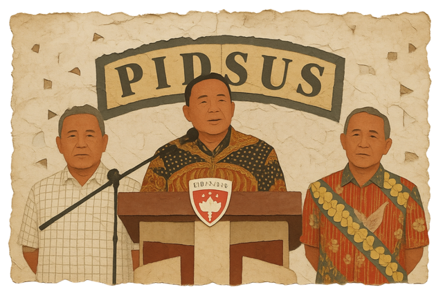Ilutsrasi: Eks Jampidsus Febrie Adriansyah pada saat menyampaikan klarifikasi atas kasus yang menimpanya.Dok: AI