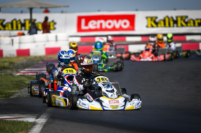 Pembalap muda Indonesia, Qarrar Firhand, saat berlaga WSK Euro Series 2026 di Cremona Circuit, San Martino del Lago, Italia pada Sabtu (11/7). Foto: Dok. Pertamina