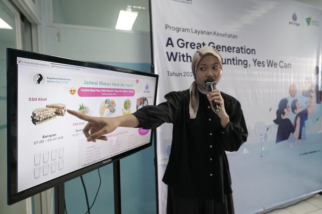 PTTEP Indonesia bekerja sama dengan Dompet Dhuafa menyelenggarakan kegiatan Edukasi Nutrisi Ibu Hamil yang dipadukan dengan Senam Hamil/Pilates di Aula Gerai Sehat Rorotan (GSR), Jakarta Utara, pada sabtu kemarin (11/7).