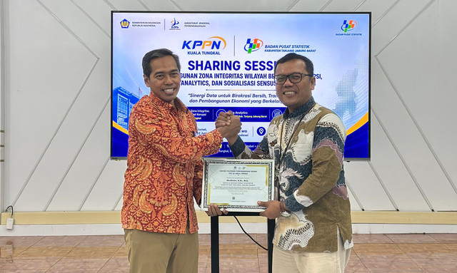 KPPN Kuala Tungkal dan BPS Kabupaten Tanjung Jabung Barat bersinergi dalam menyukseskan Sensus Ekonomi 2026 (Dokumen KPPN Kuala Tungkal)
