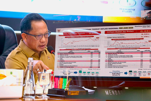 Mendagri Tito Karnavian instruksikan Pemda manfaatkan data DTSEN Versi 3 Tahun 2026 sebagai acuan penyusunan kebijakan pembangunan yang lebih akurat, Senin (13/7/2026). Foto: Dok. Kemendagri