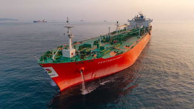 Ilustrasi kapal Pertamina Gas 1. Foto: Dok. PPN