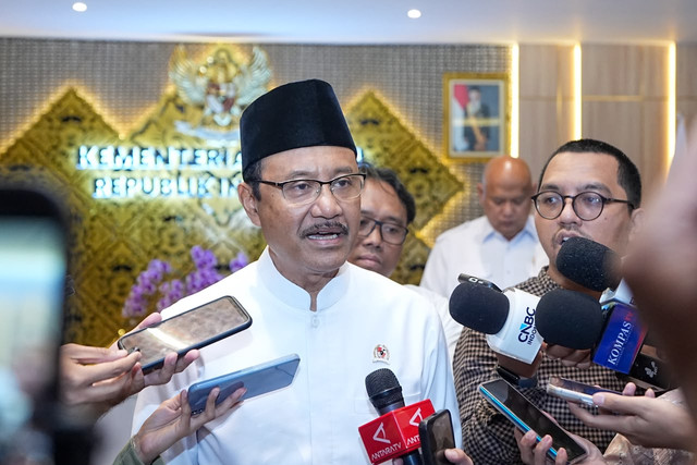 Mensos Gus Ipul tegaskan MPLS Sekolah Rakyat mengedepankan prinsip ramah anak dan nol toleransi terhadap segala bentuk kekerasan, Senin (13/7/2026). Foto: Kemensos RI