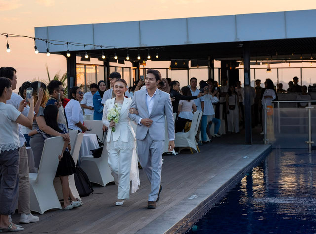 Wedding Organizer Gathering yang diselenggarakan INNSiDE by Meliá Yogyakarta di Skydeck Rooftop Pool & Bar, Kamis (9/7). Foto: Dok. Istimewa