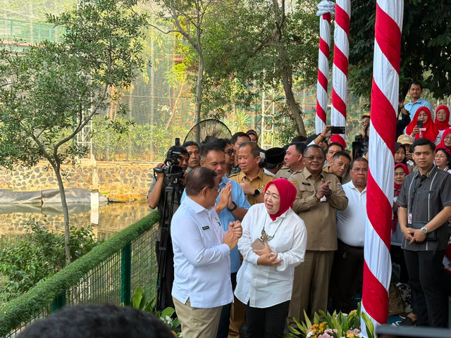 Suasana perayaan Hari Lanjut Usia Nasional ke-30 tahun 2026 di kawasan Ancol, Jakarta, Selasa (14/7/2026). Foto: Nauval Pratama/kumparan