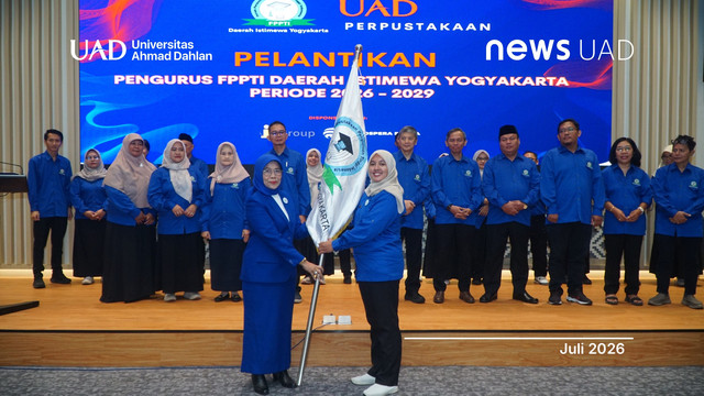 Pelantikan Pengurus Baru FPPTI DIY Periode 2026–2029 di Universitas Ahmad Dahlan (UAD) (Foto. Humas UAD)