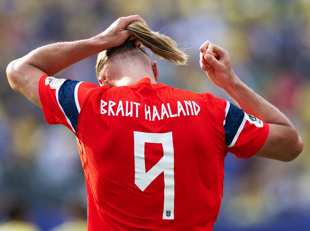 Pemain Timnas Norwegia, Eling Haaland. Foto: Al Bello/Getty Images/AFP