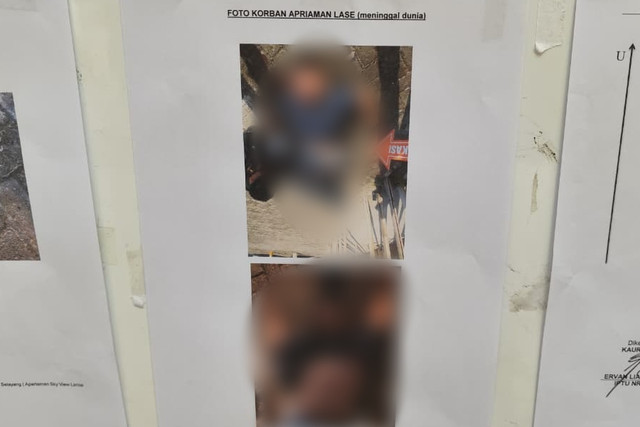 Polisi menunjukkan barang bukti pengungkapan kasus tewasnya ASN BPN Nias yang lompat dari lantai 12 apartemen saat konpers di Polrestabes Medan, Sumatera Utara, Rabu (15/7/2026). Foto: Amar Marpaung/kumparan