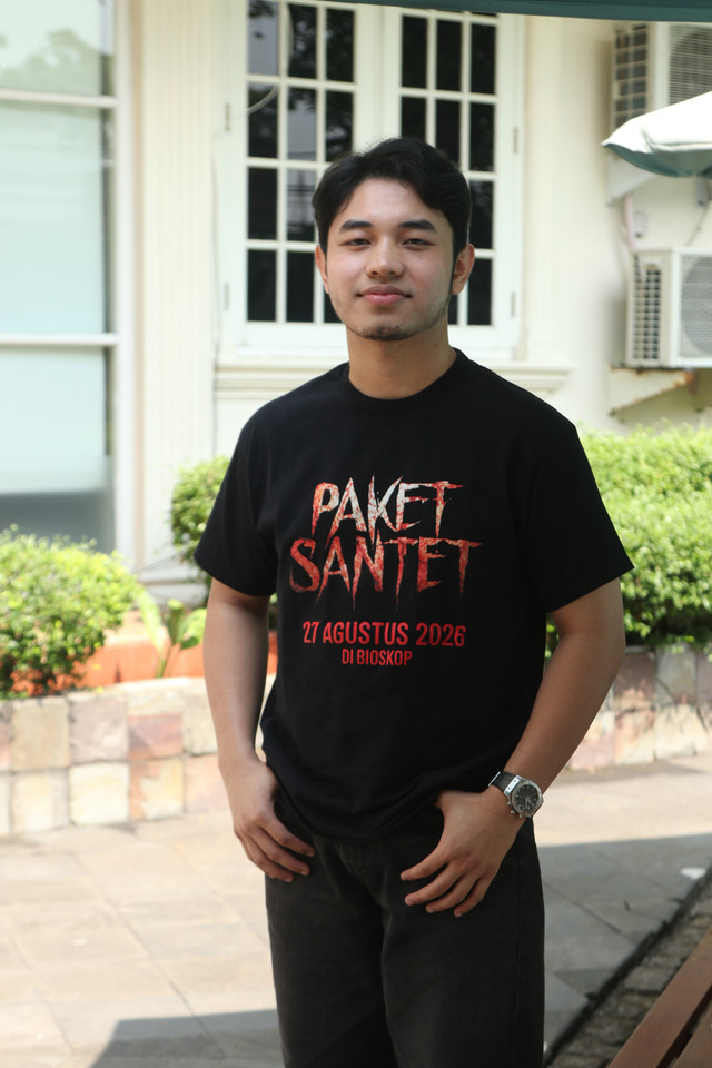 Fiki Naki saat promo Film Paket Santet di kumparan, Kamis (16/7/2026). Foto: Dzaki Fadilah/kumparan