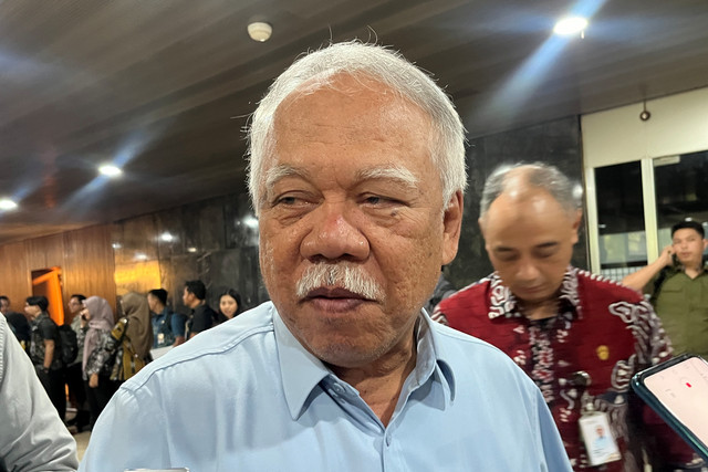 Kepala Otorita Ibu Kota Nusantara (OIKN) Basuki Hadimuljono di Kompleks Parlemen Senayan, Jakarta, Rabu (16/7/2026). Foto: Widya Islamiati/kumparan