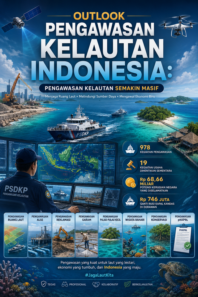 Pengawasan kelautan semakin masif (Gambar: Moh Nur Nawawi)