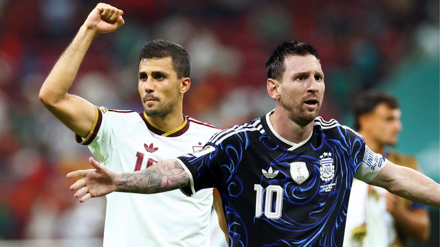 Kolase Rodri dan Messi di Piala Dunia 2026. Foto: Daniel Becerril, Brett Davis/REUTERS