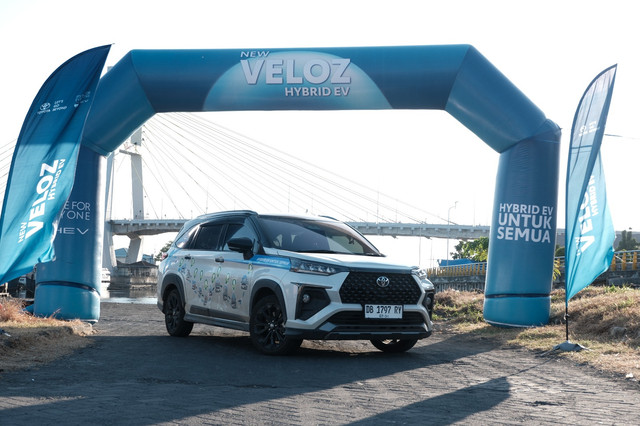 Toyota Veloz Hybrid EV Lintas Nusa Jelajah Sulawesi. Foto: Aditya Pratama Niagara/kumparan