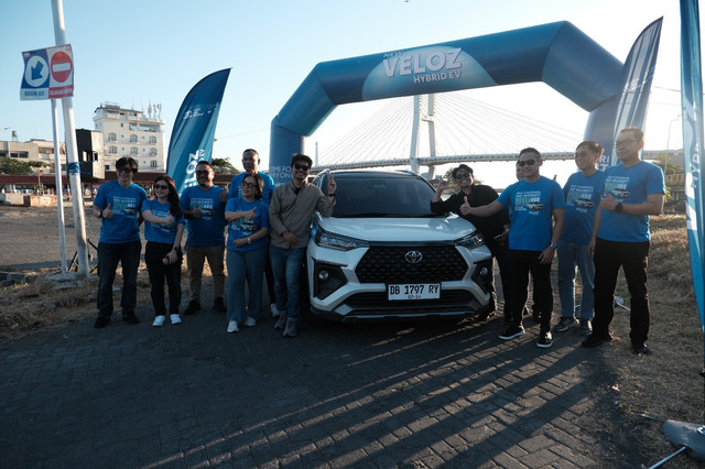 Toyota Veloz Hybrid EV Lintas Nusa Jelajah Sulawesi. Foto: Aditya Pratama Niagara/kumparan