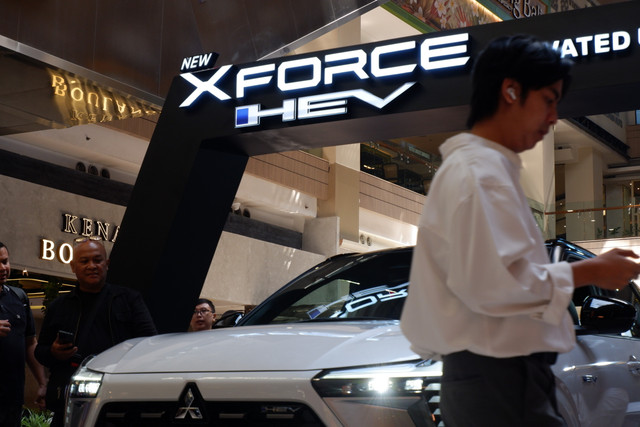 Peluncuran resmi Mitsubishi Xforce HEV di Mal Kota Kasablanka, Jakarta, Kamis (16/7/2026). Foto: Sena Pratama/kumparan