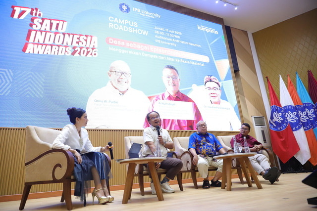 Astra menggelar Campus Roadshow dalam rangka 17th SATU Indonesia Awards 2026 di IPB University, Bogor, Jumat (17/7/2026). Foto: Jamal Ramadhan/kumparan