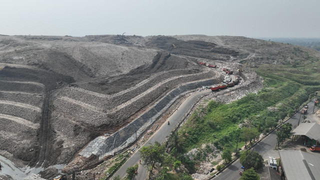 Mulai 1 Agustus, TPST Bantargebang Beralih ke Sistem Controlled Landfill. Foto: Dok: Dinas Lingkungan Hidup DKI Jakarta