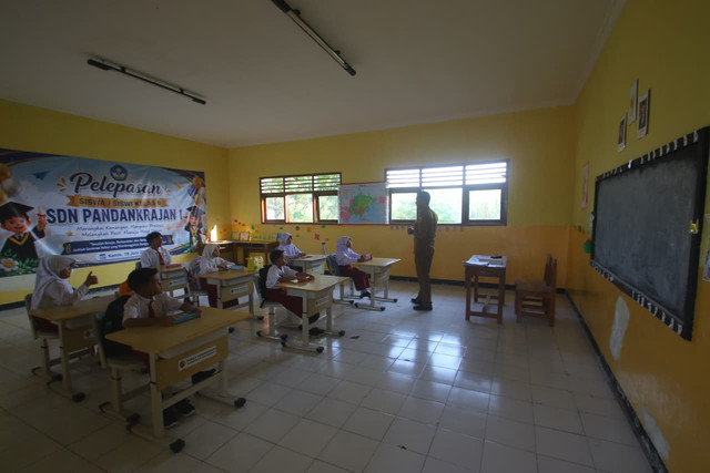 MPLS siswa Sekolah Dasar Negeri (SDN) 1 Pandankrajan. Foto; Istimewa