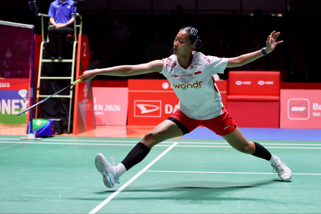 Tunggal putri Indonesia Putri Kusuma Wardani berhasil meraih kemenangan dari unggulan kedua asal China, Wang Zhi Yi, untuk lolos ke semifinal Japan Open 2026. Foto: Dok. PBSI
