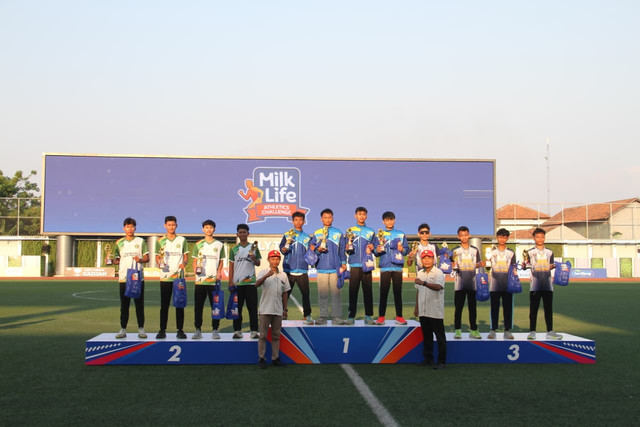 MilkLife Athletics Challenge 2026 - Seri 1 di Supersoccer Arena, Kudus, Jawa Tengah. Foto: Vega Ma'arrijil Ula/kumparan
