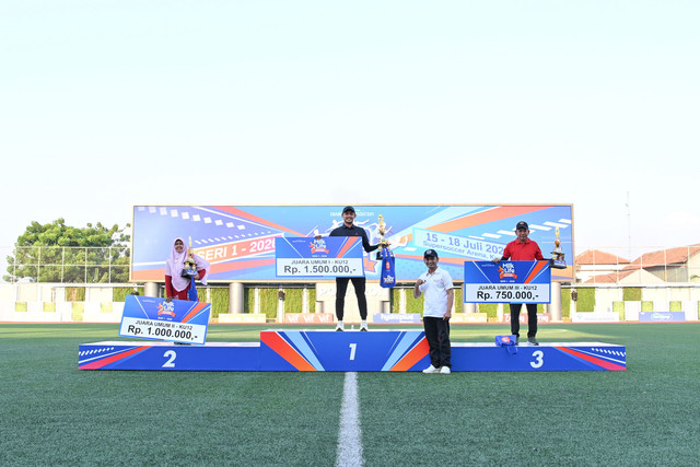 Juara Umum KU 12 MilkLife Athletics Challenge 2026 - Seri 1. Foto: MilkLife Athletics Challenge