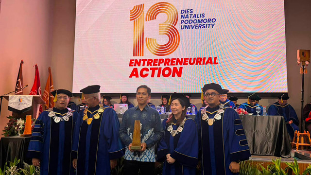 Universitas Agung Podomoro Beri Penghargaan Kewirausahaan Indonesia kepada TDA