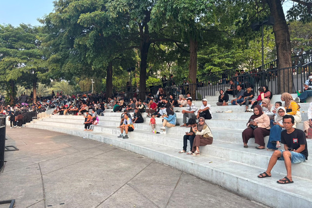 Suasana di Lapangan Banteng, Jakarta, Minggu (19/7/2026). Foto: Pradya Tirta/kumparan