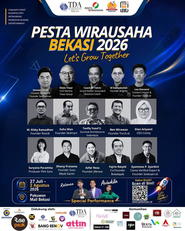 Pesta Wirausaha Bekasi 2026 Jadi Ajang Belajar dan Kolaborasi Pelaku UMKM
