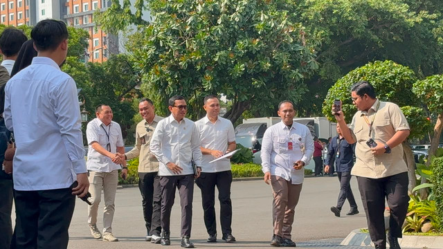 Kepala Badan Karantina Abdul Kadir Karding di Istana Negara, Jakarta, Senin (20/7). Foto: Zamachsyari/kumparan