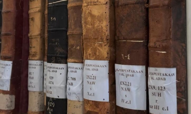 Arsip naskah kuno yang tersimpan di Perpustakaan UIN Sunan Kalijaga. Foto: Pandangan Jogja