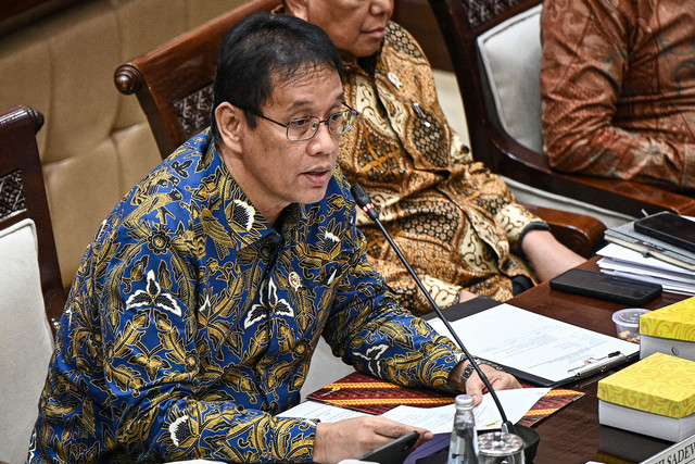 Menteri Keuangan Purbaya Yudhi Sadewa mengkuti rapat kerja bersama Komisi XI DPR di Kompleks Parlemen, Jakarta, Senin (20/7/2026). Foto: ANTARA FOTO/Fauzan