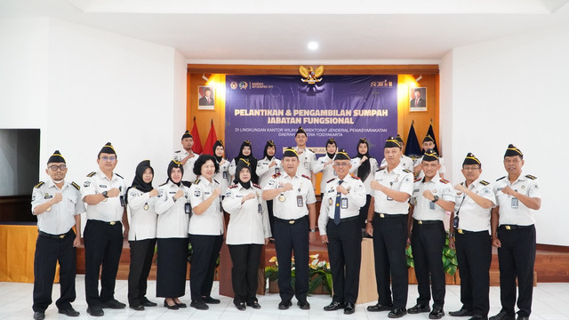 pelantikan jft di lingkungan kanwil ditjenpas diy
