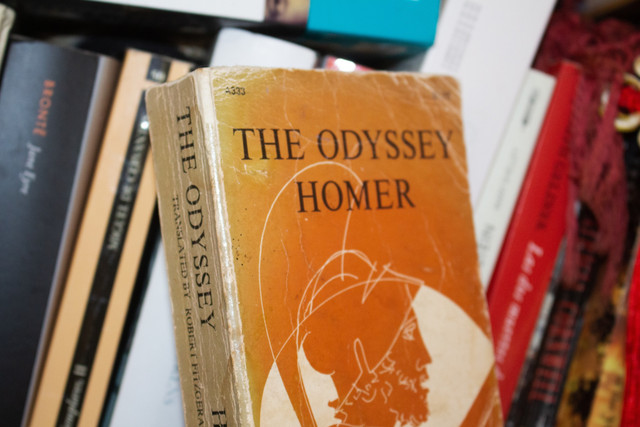 Cover buku Odyssey karya Homer. Foto: Paola Paulino/Shutterstock