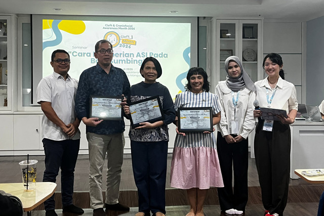 Acara seminar umum cara pemberian ASI pada bayi sumbing, Minggu (19/7/2026). Foto: Sarah Wulandari/kumparan