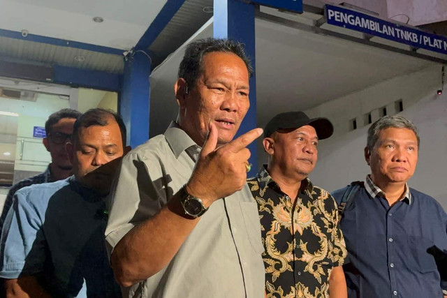 Direktur Anti Kekerasan PWI Pusat Edison Siahaan saat ditemui di Polda Metro Jaya, Jakarta, Senin (20/7/2026). Foto: Rayyan Farhansyah/kumparan