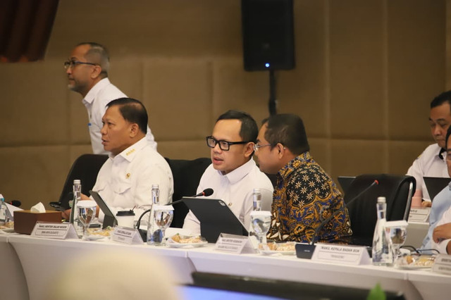 Wamendagri Bima Arya tegaskan pentingnya penguatan verifikasi dan validasi berjenjang untuk memastikan kesesuaian antara perencanaan dengan realisasi di lapangan, Senin (20/7/2026). Foto: Kemendagri RI