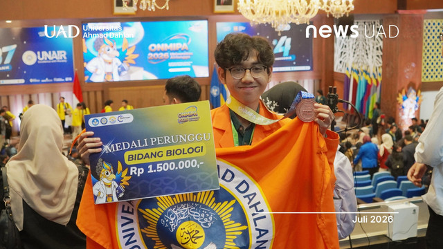 Shaldhan Bayu Yuska mahasiswa Program Studi Kedokteran Fakultas Kedokteran Universitas Ahmad Dahlan (UAD) (Foto. Shaldan)