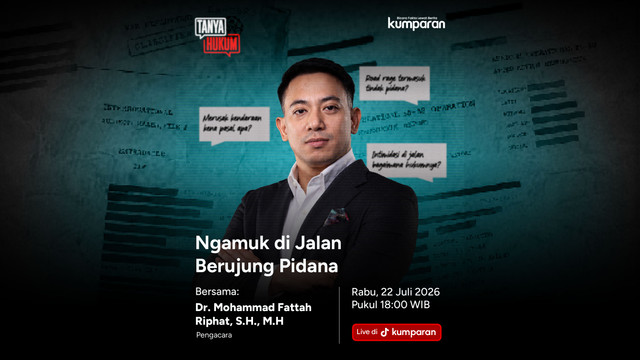 Tanya Hukum kumparan bersama Dr. Mohammad Fattah Riphat, S.H., M.H. Foto: kumparan