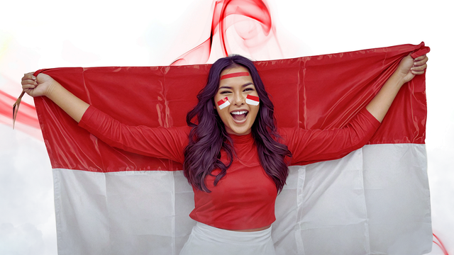 Ilustrasi Bendera Merah Putih. Foto: Pixabay.